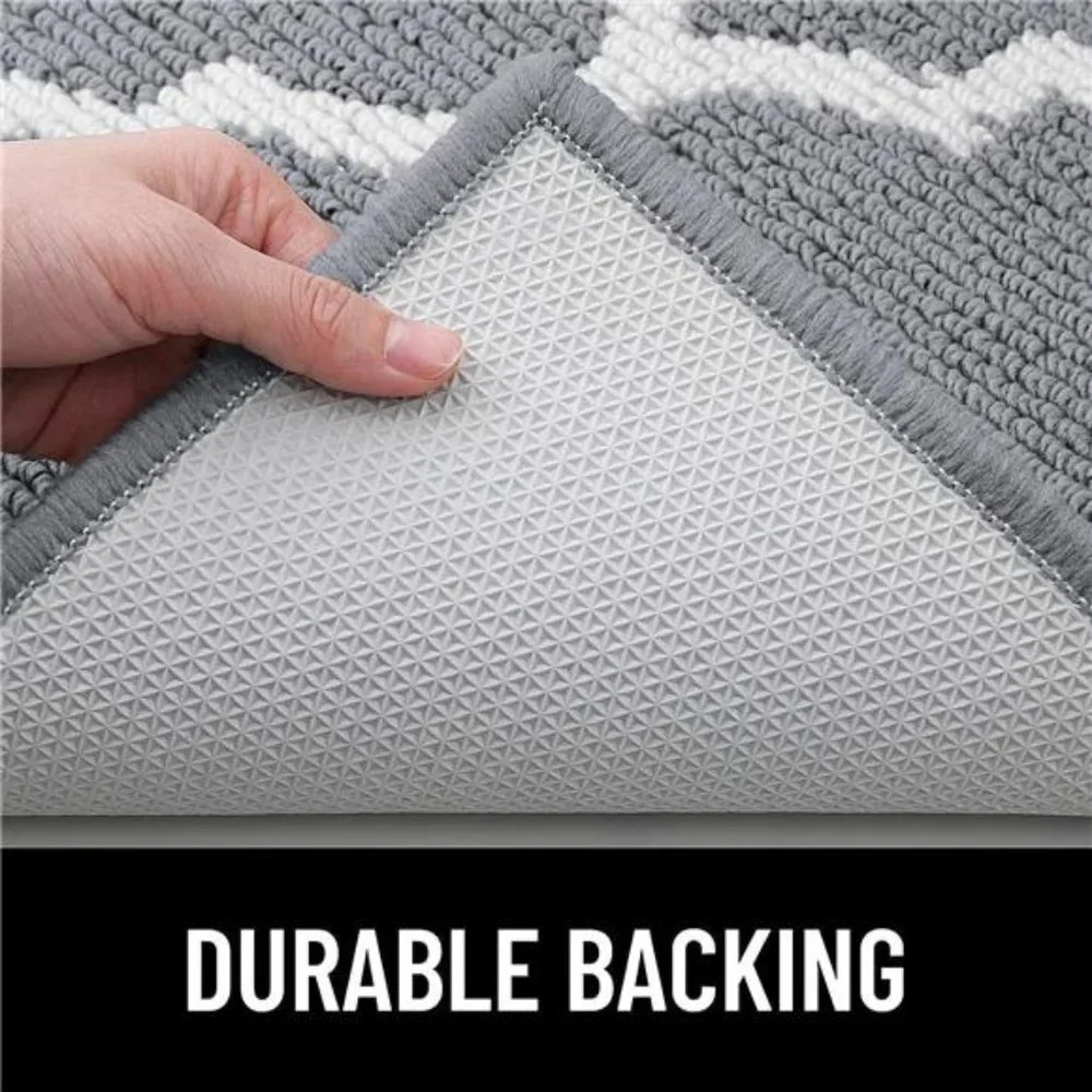 Indoor Door Mat, 40x32, Non-Slip Absorbent Resist Dirt Entrance Mat, Washable